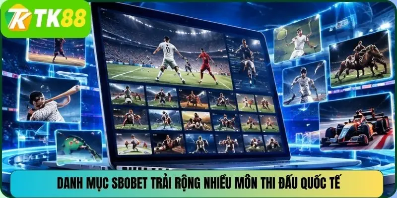 Danh mục SBOBET trải rộng nhiều môn thi đấu quốc tế