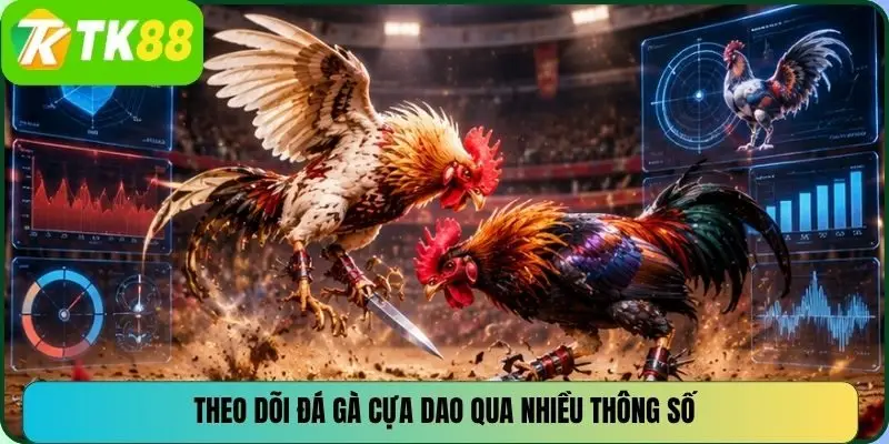 Theo dõi đá gà cựa dao qua nhiều thông số