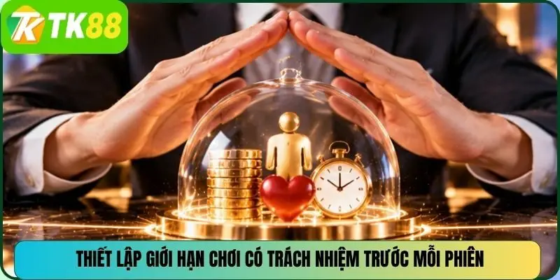 Thiết lập giới hạn chơi có trách nhiệm trước mỗi phiên